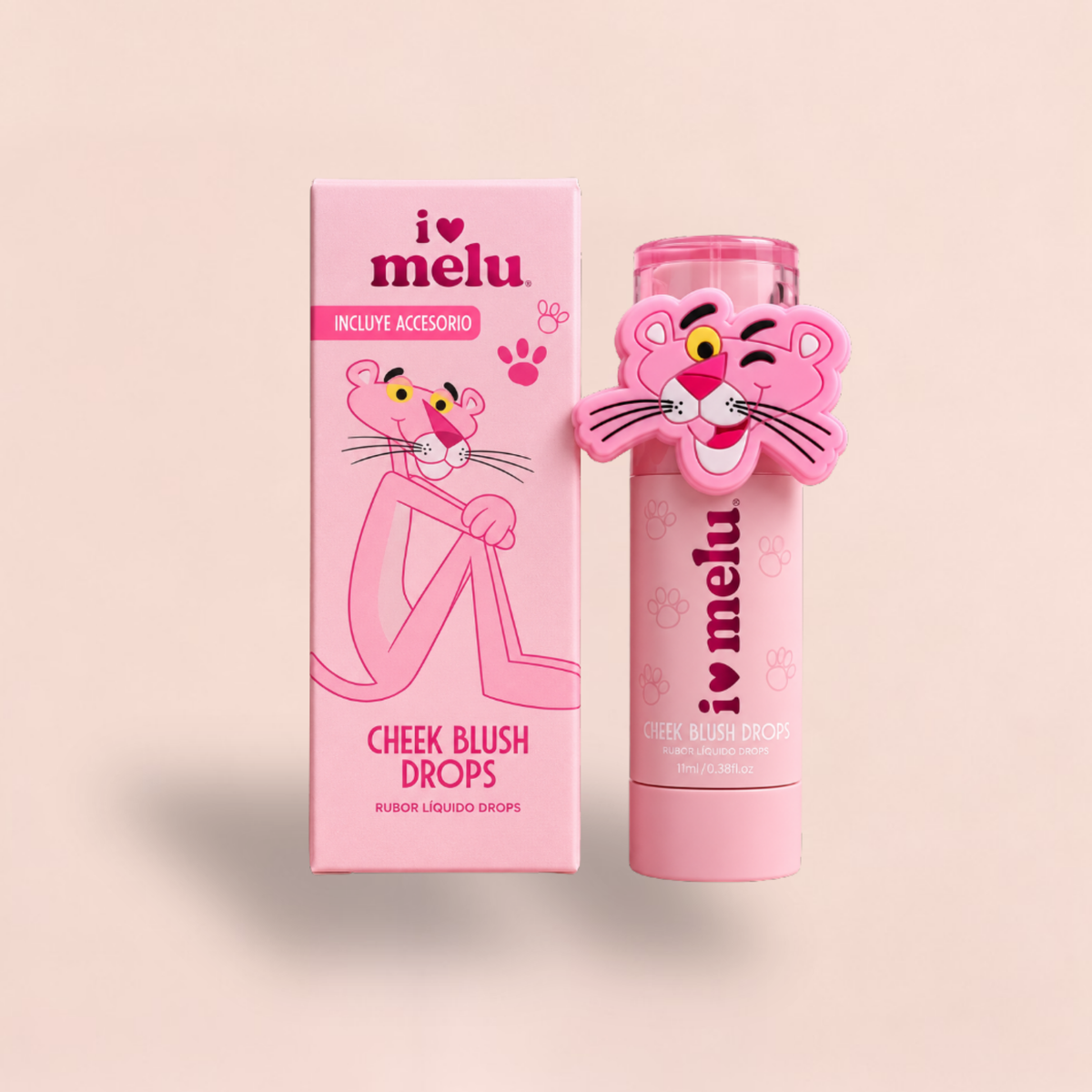Rubor Liquido DROPS PANTERA ROSA MELU